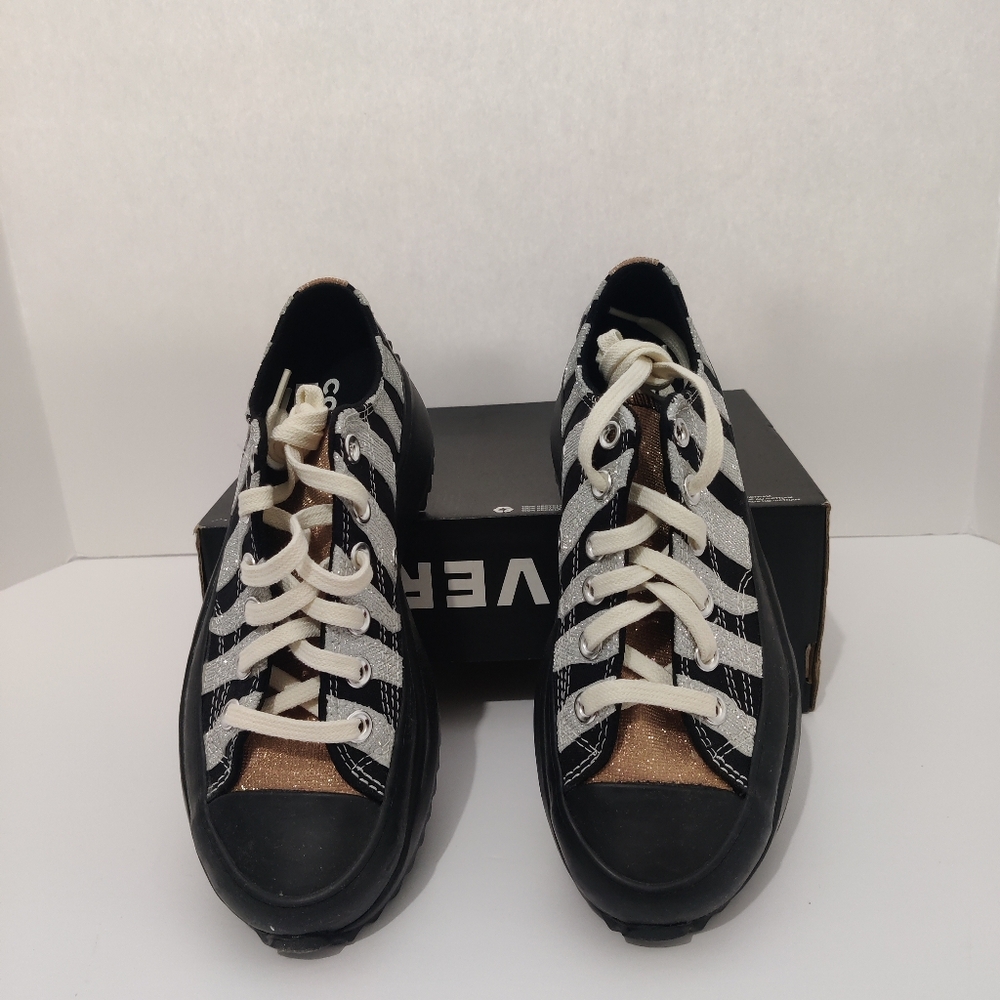 Women's Converse Run Star Hike Low Black 172037C - Picture 3 of 11